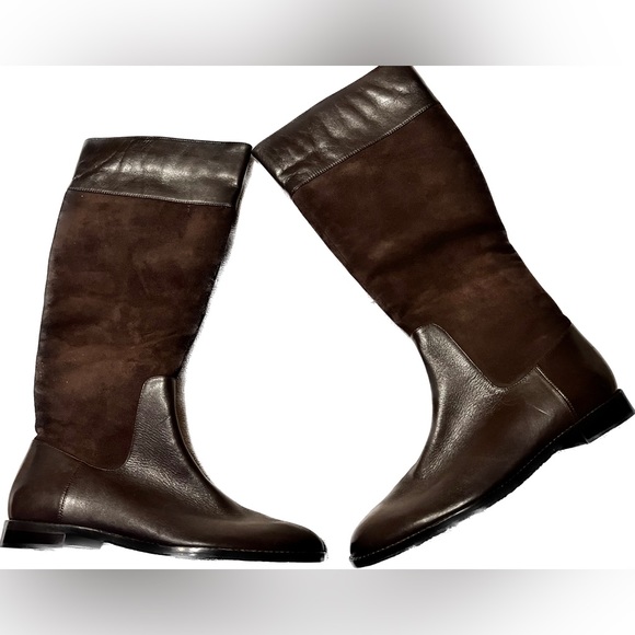 Calvin Klein Shoes - Calvin Klein Tall Brown Roman Boots 5.5